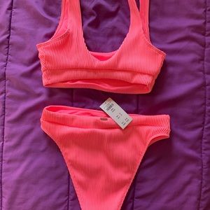 Hollister Ribbed Bikini XS/S NWT